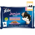 Felix Fantastic Junior Comida húmeda para Gatitos en Gelatina