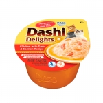 Churu Dashi Delights Comida Húmeda en Caldo con Pollo Atún y Salmón