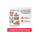 Hills Sterilised Cat Comida Húmeda para Gatos Esterilizados en Bocaditos con Pavo
