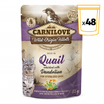 Carnilove Cat Adulto Pouch Sterilised sabor Codorniz