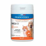 Francodex Comprimidos Omega-3 para la Salud Articular de Perros y Gatos