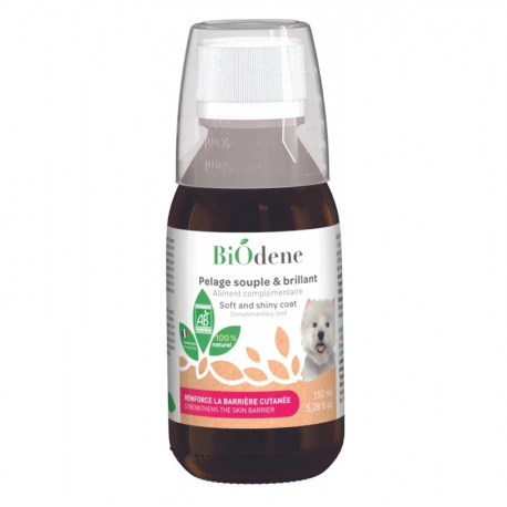 Biodene Complemento Alimenticio Pelaje Suave y Brillante para Perros