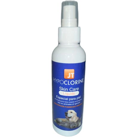 JT- Hypoclorine Skin care spray para piel y heridas en perros gatos y pequeños mamíferos