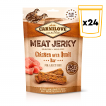 Carnilove Dog Adulto Jerky en barritas sabor Codorniz Pollo
