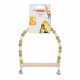 Zolux Columpio de Bolas + Percha de Madera para Pájaros