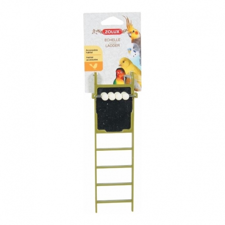 Zolux Escalera de Plástico con Espejo para Pájaros