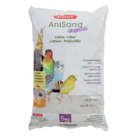 Zolux Arena Anisand Crystal para Pájaros