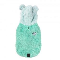 FuzzYard Sudadera con Capucha para Perros Color Turquesa