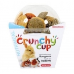 Zolux Crunchy Cup Snack Natural de Zanahoria y Alfalfa para Pequeños Mamíferos