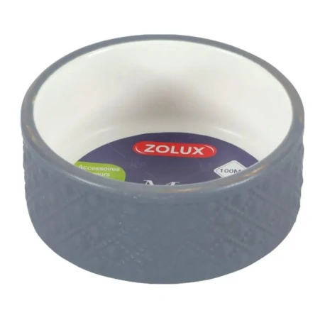 Zolux Comedero Margot Para Pequeños Mamíferos en Color Gris