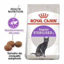 Saco Frontal - Royal Canin Regular Sterilised 37 Pienso Para Gato Adulto Esterilizado