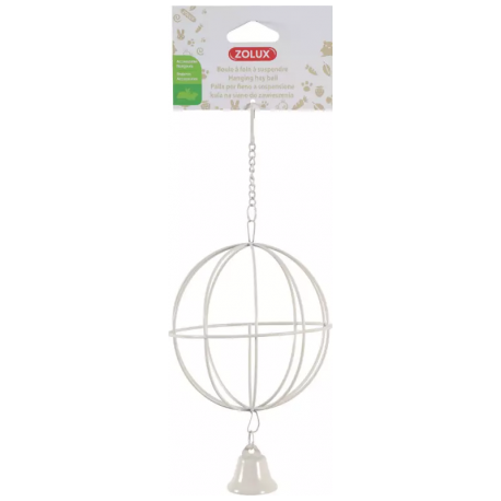 Zolux Bola Colgante Beige para Heno de Pequeños Mamíferos