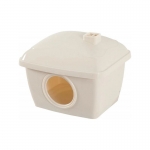 Zolux Casa de Plástico para Pequeños Mamíferos Color Beige