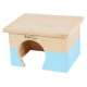 Zolux Caseta de Madera para Roedores Pequeños Color Azul