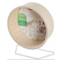 Zolux Rueda de Metal con Pata para Pequeños Mamífertos Color Beige