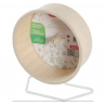 Zolux Rueda de Metal con Pata para Pequeños Mamífertos Color Beige
