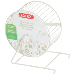 Zolux Rueda para Pequeños Mamífertos con Soporte Metálico Color Beige