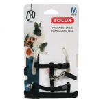 Zolux Arnés y Correa para Pequeños Mamíferos Color Negro