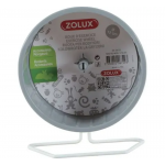 Zolux Rueda de Metal con Pata para Pequeños Mamífertos Color Gris
