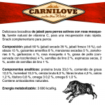 Carnilove Dog Snack Crunchy sabor Jabali y rosa mosqueta