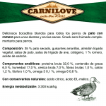 Carnilove Dog Snack Semihumedo sabor Pato Romero