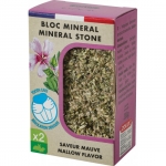 Zolux 2 Bloques de Piedra Mineral con Malva para Roedores