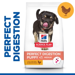 Hills Science Plan Perfect Digestion Puppy Small pienso para cachorros sabor pollo