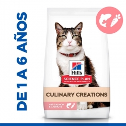 Hills Science Plan Cullinary Creations Pienso Para Gatos con Salmón y Zanahorias