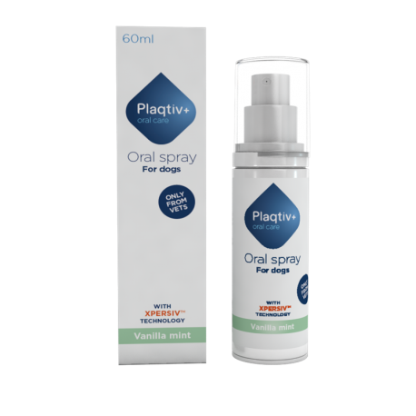 Ecuphar Plaqtiv+ Spray Bucal para Perros Aroma Vainilla/Menta
