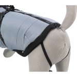Abrigo Gris con Arnés para Perros Trixie