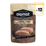 Ownat Wetline comida húmeda para gatos sterilised chicken & turkey