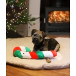 Rosewood Peluche XL para Perros Baston Gigante Caramelo de Navidad