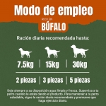 Adventuros Bocaditos de Búfalo Snack para Perros