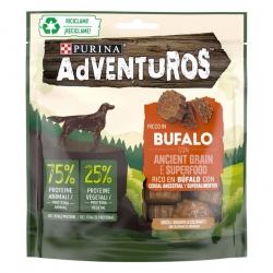 Adventuros Bocaditos de Búfalo Snack para Perros