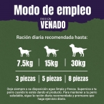 Adventuros Bocaditos de Venado Snack para Perros