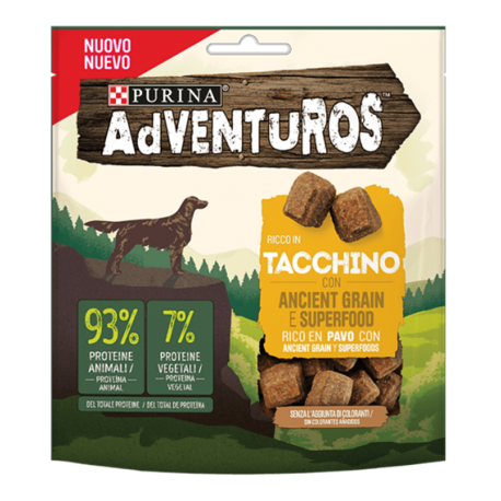 Adventuros Bocaditos de Pavo Snack para Perros