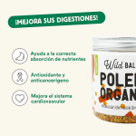 Wild Balance Polen Orgánico Suplemento Natural para Perros y Gatos