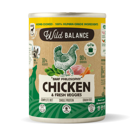 Wild Balance Barf Chicken Comida Húmeda Para Perros con Pollo