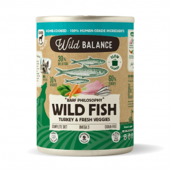 Wild Balance Barf Wild Fish Comida Húmeda Para Perros con Pescado Salvaje y Pavo