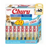 Pack Churu para gato adulto Pure Mix de Atún y Pollo 40x14gr