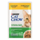 Purina Cat Chow Sterilized Comida Húmeda en Gelatina para Gatos con Pollo