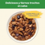 Purina Cat Chow Sterilized Comida Húmeda en Gelatina para Gatos con Pollo