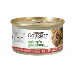 Gourmet Nature´s Creations Comida Húmeda para Gatos con Buey