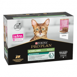 Pro Plan Sterilised Terrine Atún y Salmón Comida Húmeda para Gatos Esterilizados