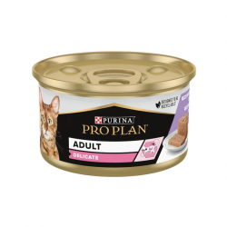 Pro Plan Adult Delicate Comida Húmeda en Mousse para Gatos con Pavo