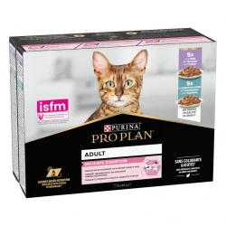 Pro Plan Delicate Digestion Pavo y Pescado del Océano Comida Húmeda en Salsa para Gatos