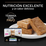Pro Plan Sterilised Senior Longevis Comida Húmeda para Gatos +7 Años con Pavo