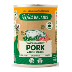 Wild Balance Barf Pork Comida Húmeda Para Perros con Cerdo