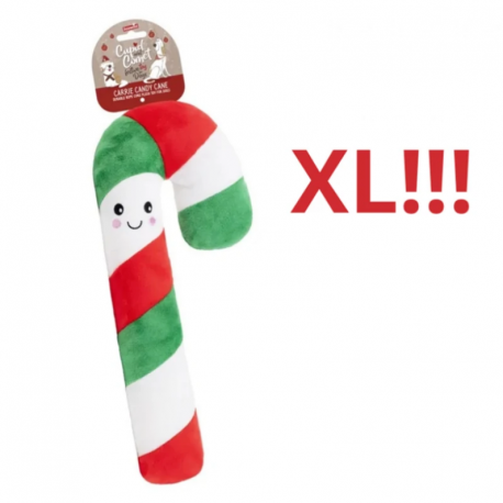 Rosewood Peluche XL para Perros Baston Gigante Caramelo de Navidad