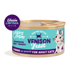 Edgard & Cooper Comida Húmeda en Salsa para Gatos Especial Navidad con Venado